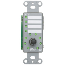 Peavey Digitool MX wall plate. 4 position volume. RS485 with deca plate