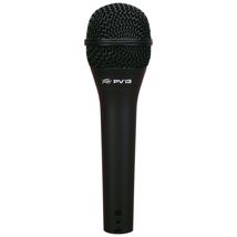 Peavey Dynamic super-cardioid vocal microphone. Includes XLR cable, clip, bag